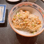 旬席 鈴江 - カニの炊き込みご飯。うまい！