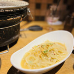 YAKINIKU & WINE TO-KA HANARE - ペペロンうどん？これも美味しい。これだけ食べに来れます