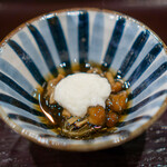 鳥田中 - 岩もずくときのこ和え