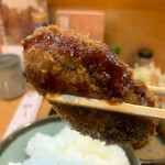 とんかつ一幸 - 中濃ソースで♡(*^^*)