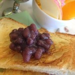 あんじゅ - 餡子をトッピング