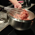 西麻布 焼肉 X - イチゴがジェラートに！