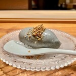 すし 喜邑 - 2022.10.  黒胡麻のジェラート