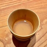 すし 喜邑 - 2022.10.  北寄貝のスープ