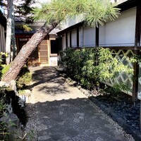 丹波篠山　近又 - 11時半前でしたが入店することにしました。表門をくぐり、長いアプローチを歩きます。