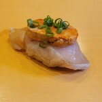 鮨駒 - ◆あんこうの漬け肝のせ