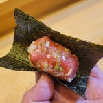 鮨駒 - ◆大間まぐろタタキ