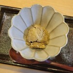 鮨駒 - ◆デザート(ほうじ茶のアイス)