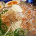 塩そば専門店 桑ばら - 濃縮香箱蟹出汁と白子バターの塩そば