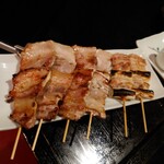 鳥こまち - 豚バラ、もも、ねぎま