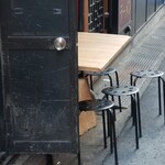 塩そば専門店 桑ばら - 憧れのテラス席