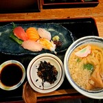 Warajiya - にぎり盛定食　1080円(税別)