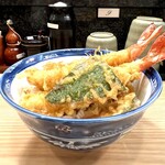 丼丼亭 - 上天丼（大海老2尾と野菜3品）910円