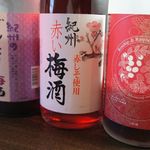 Suzu tora - 梅酒各種揃っています。