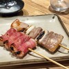 Kushidori - 餅ベーコンと豚精肉