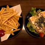 串焼亭ねぎ - 料理写真:'22/11/25 ポテトフライ~&ごまだれ豆腐サラダ