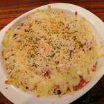 BEER CAFE GAMBRINUS - 茄子とトマトのチーズ焼き