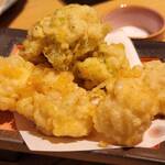 魚金醸造 - 白子天ぷら