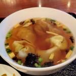 中国料理 味道 - セットのワンタンスープ