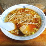 丸福中華そば - ワンタン麺