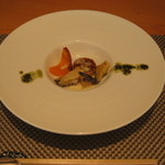 KOSO 本店 - 活け鮑のソテー　シェフのお薦めソース