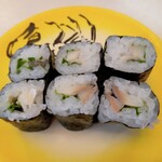 回転寿司すノ家 - サバシソ巻