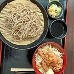 Shinshuusoba Dokoro Ogiso Seifunjo - 山賊丼と並そばセット