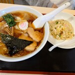 田楽食堂 - ワンタン麺とミニ炒飯