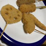 串カツ田中 - オーブントースターで3分あたためました。