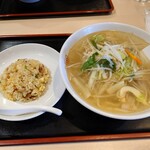 田楽食堂 - 塩タンメンとミニ炒飯