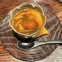 日本料理 研野 - 豆腐のジャンボなめこあんかけ