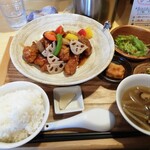 Unsui Rou - 酢豚ランチ（メイン大盛）