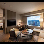 鮨処ひと志 - king onebedroom suite アップグレードで広々