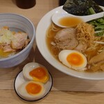 めん処 羽鳥 - しょうがランチ 1,130円 全景