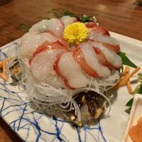 かに道楽 新宿本店 - たらば蟹刺し