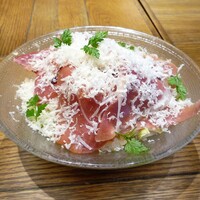 リオ・ブルーイング・コー ビストロアンドガーデン 東京ミッドタウン - 黒ﾄﾘｭﾌ香るﾊﾓﾝｾﾗｰﾉと冬の根菜のﾁｮｯﾌﾟﾄﾞｻﾗﾀﾞ