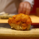 鮨 しみづ - 利尻産馬糞雲丹