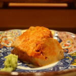 鮨 しみづ - 鮟肝アップ