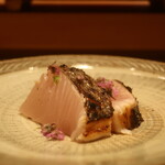 鮨 しみづ - 鰆の炙りアップ