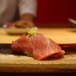 鮨 しみづ - 28日間熟成した大間産本鮪大トロ