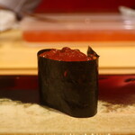 鮨 しみづ - 塩漬けいくら軍艦