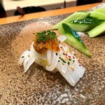 天寿し - 烏賊 雲丹 飛子 胡麻