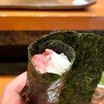天寿し - ねぎとろ 手巻き