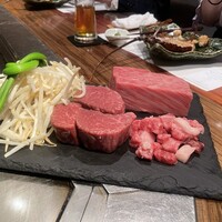鉄板焼 いちか - サーロインと牛ヒレ