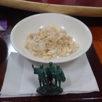 青龍 - ⑤ワタリガニの卵白炒め