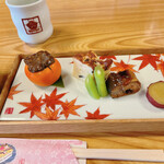 とり松 - 料理を待つ間の前菜