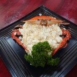 青龍 - ⑤ワタリガニの卵白炒め