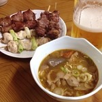 鳥清 - 煮込み、たん、はつ元、ねぎ肉