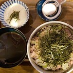 Nikusoba Suzuki - 「肉蕎麦(大)」@980＋「とろろ」@150