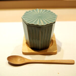 八重洲 鮨 海味 - 鴨と焼きネギの茶碗蒸し